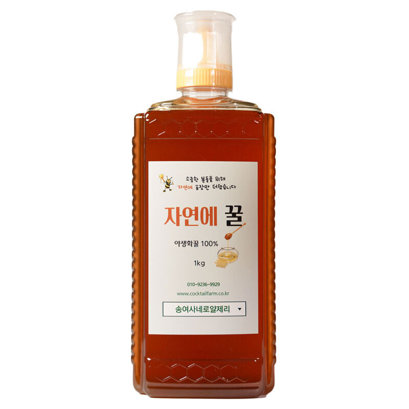 강원더몰,선물용 송여사네 야생화꿀 1kg x 아카시아꿀 1kg 건강식품